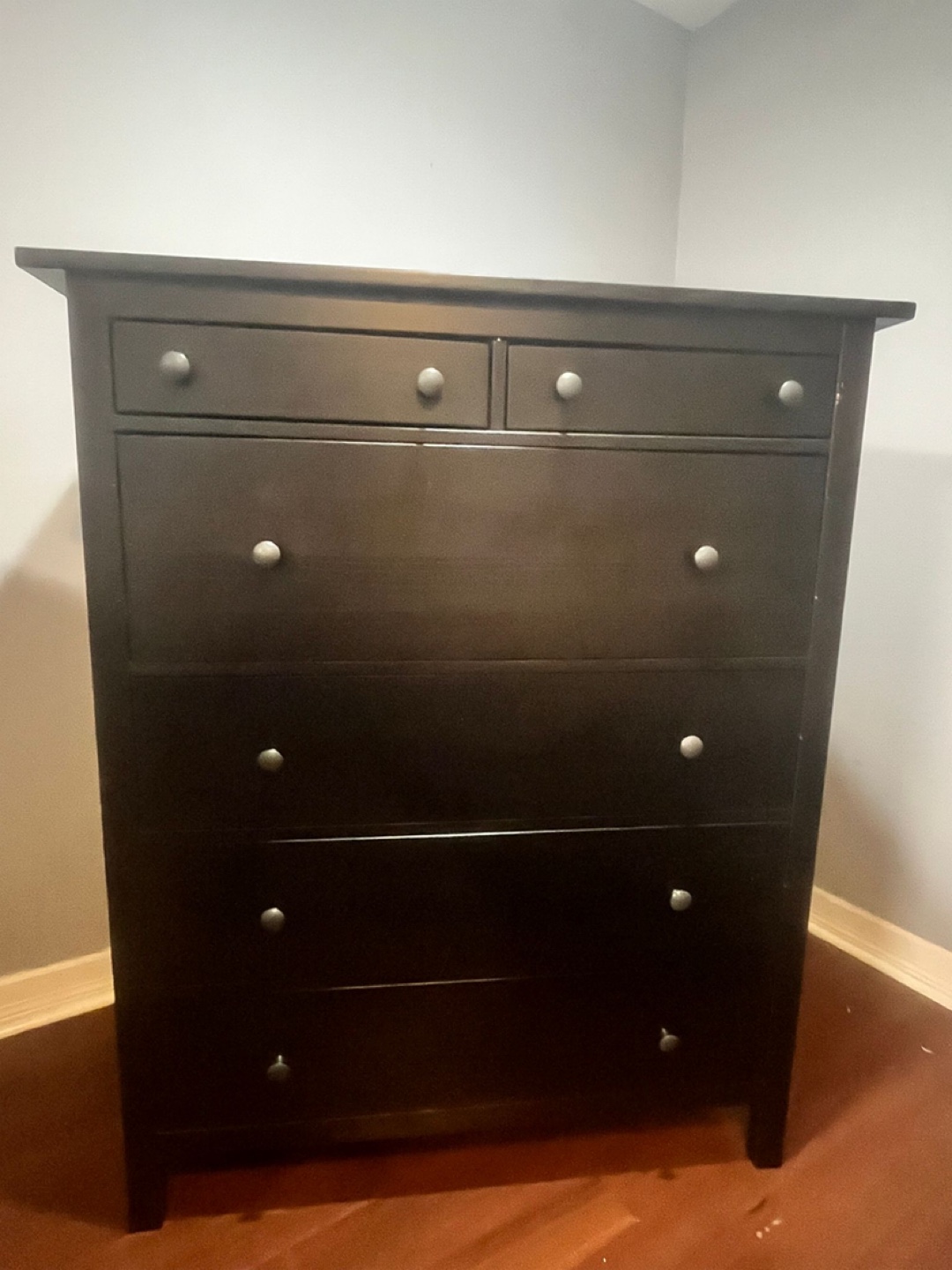 Ikea Hemnes Dark Brown Wood Dresser