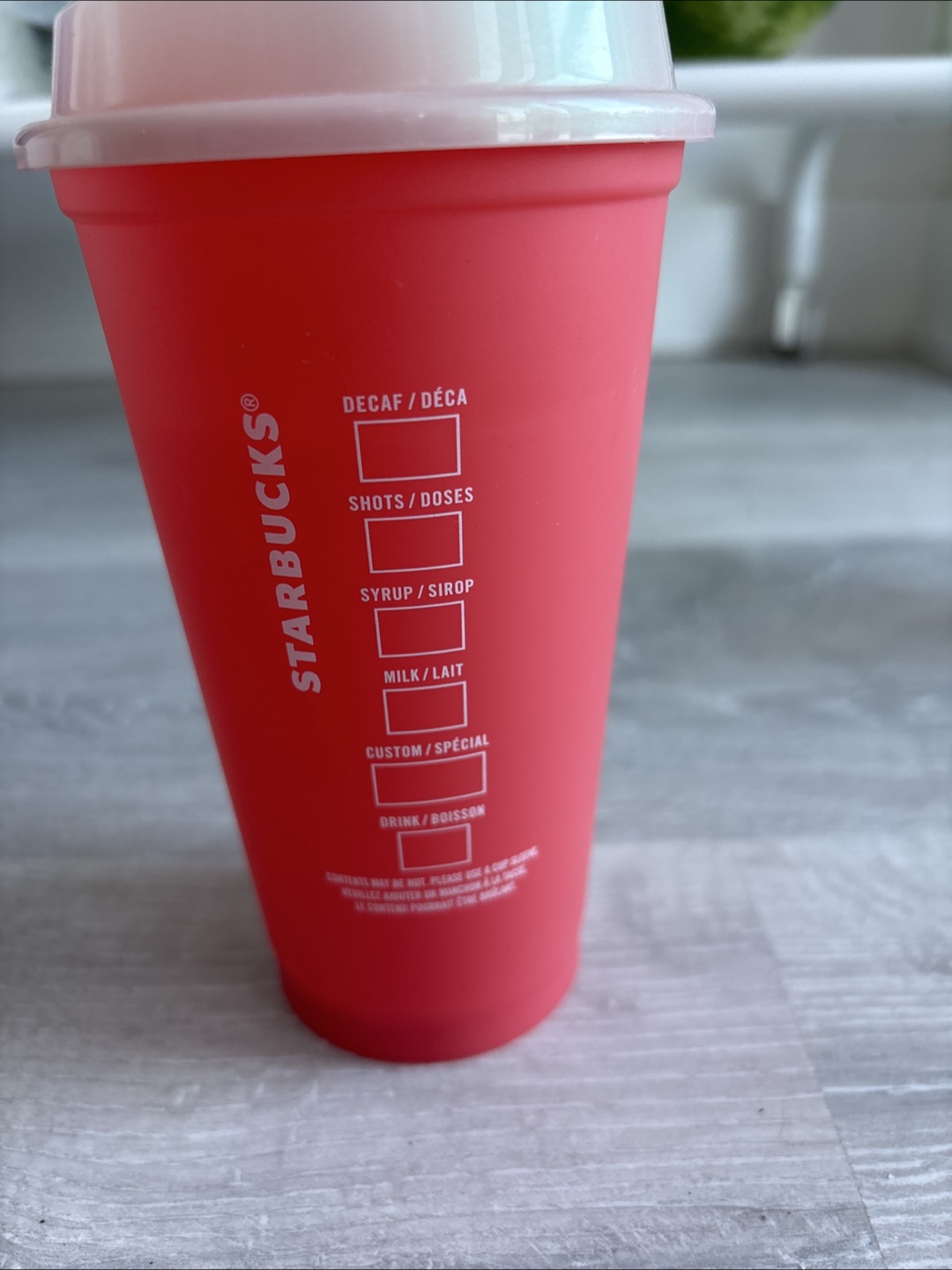 Starbucks Reusable Cold Cup - Coral - photo 2