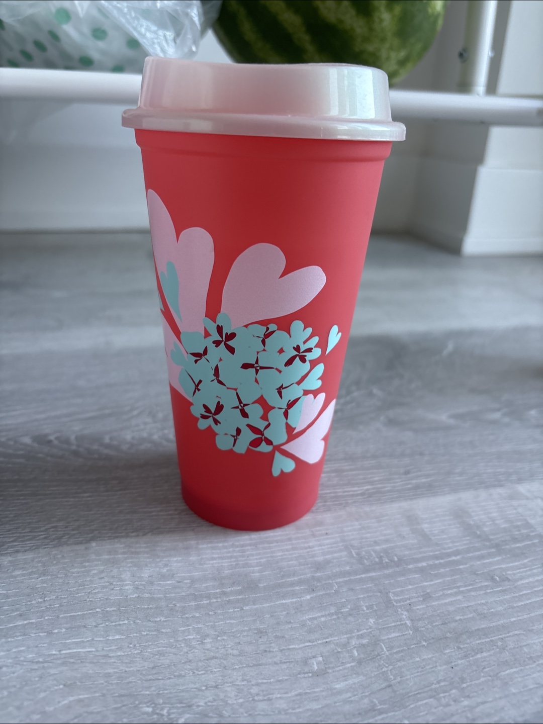 Starbucks Reusable Cold Cup - Coral