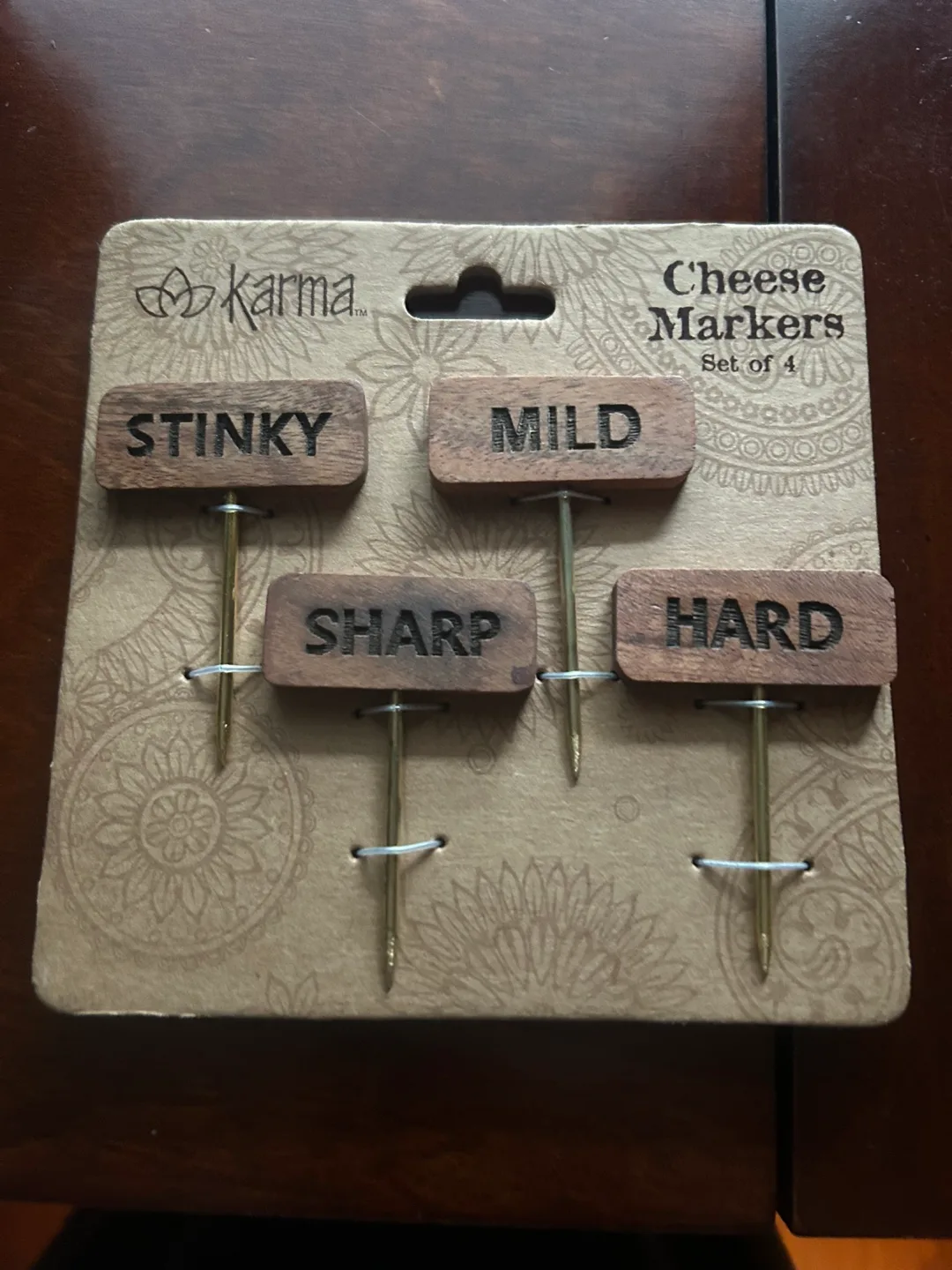 Karma Cheese Markers - Set of 4 thumbnail