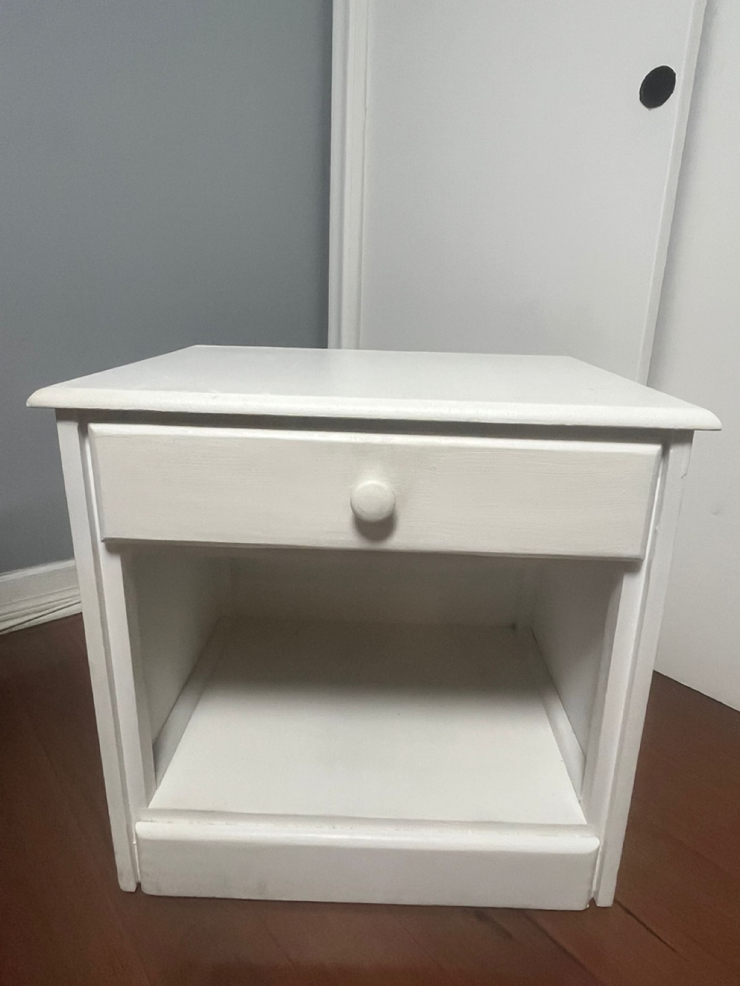 White Bedside Table