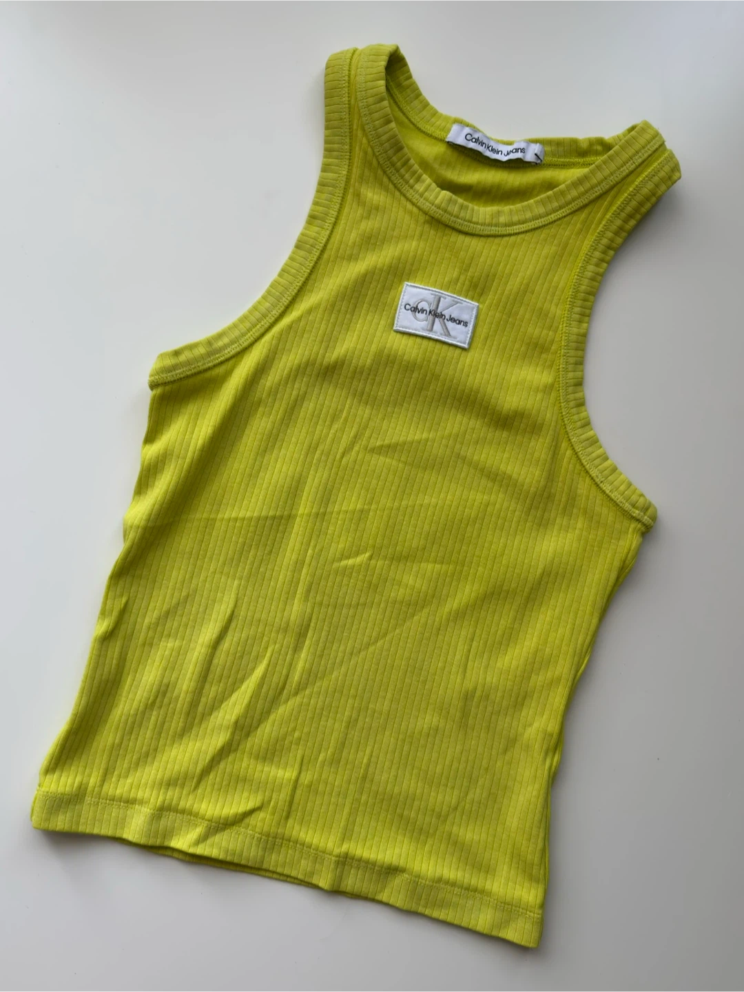 Calvin Klein Jeans lime Ribbed Tank Top - photo 5