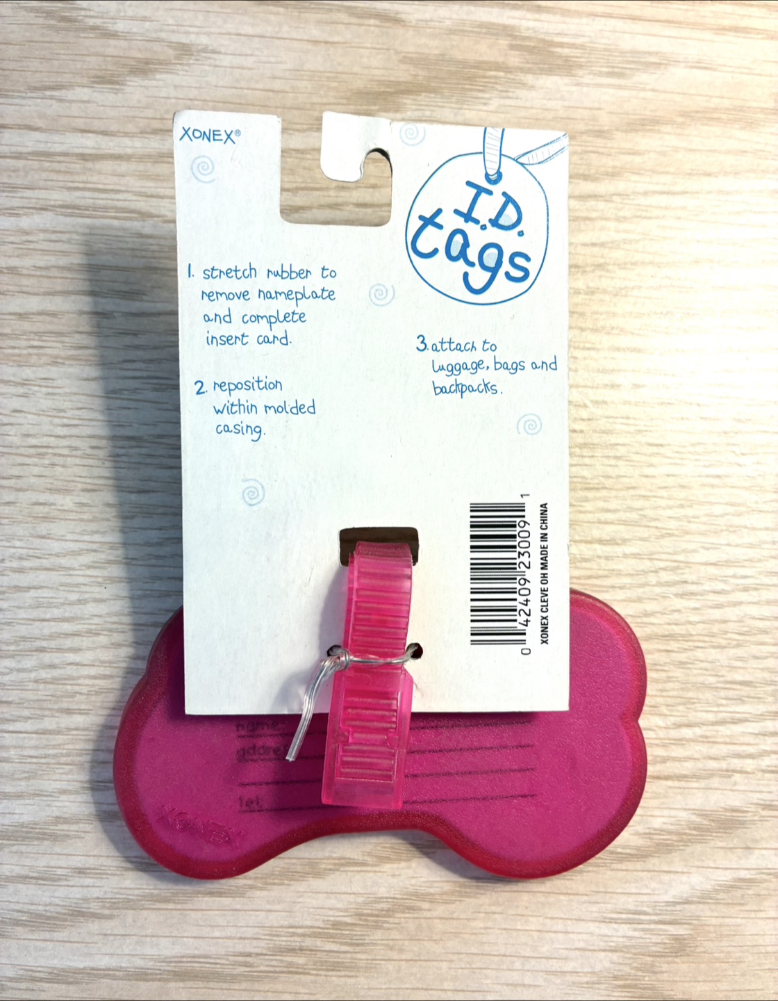 New Dog Bone ID Tag (for bags, luggage, etc) - photo 2