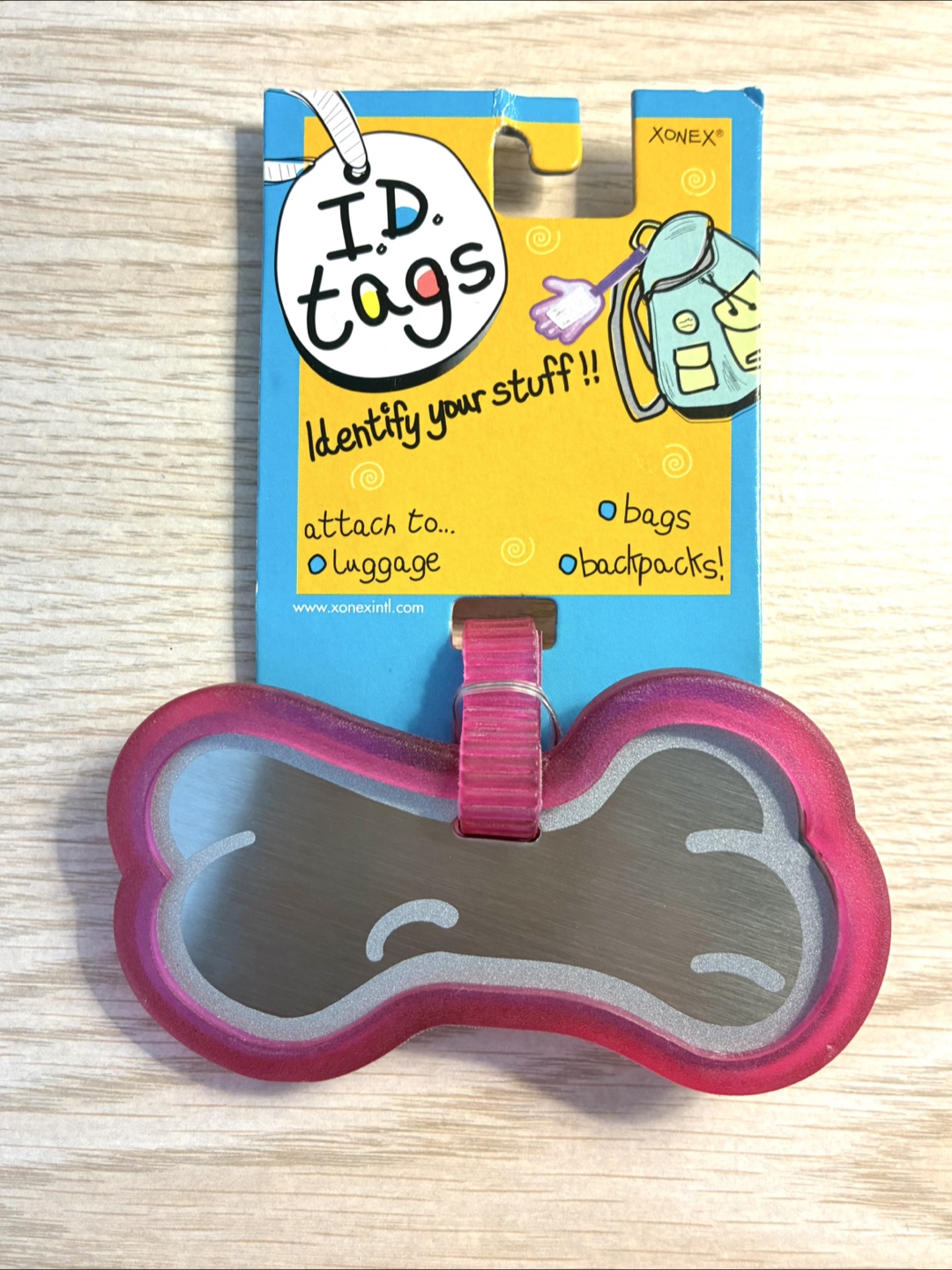 New Dog Bone ID Tag (for bags, luggage, etc)