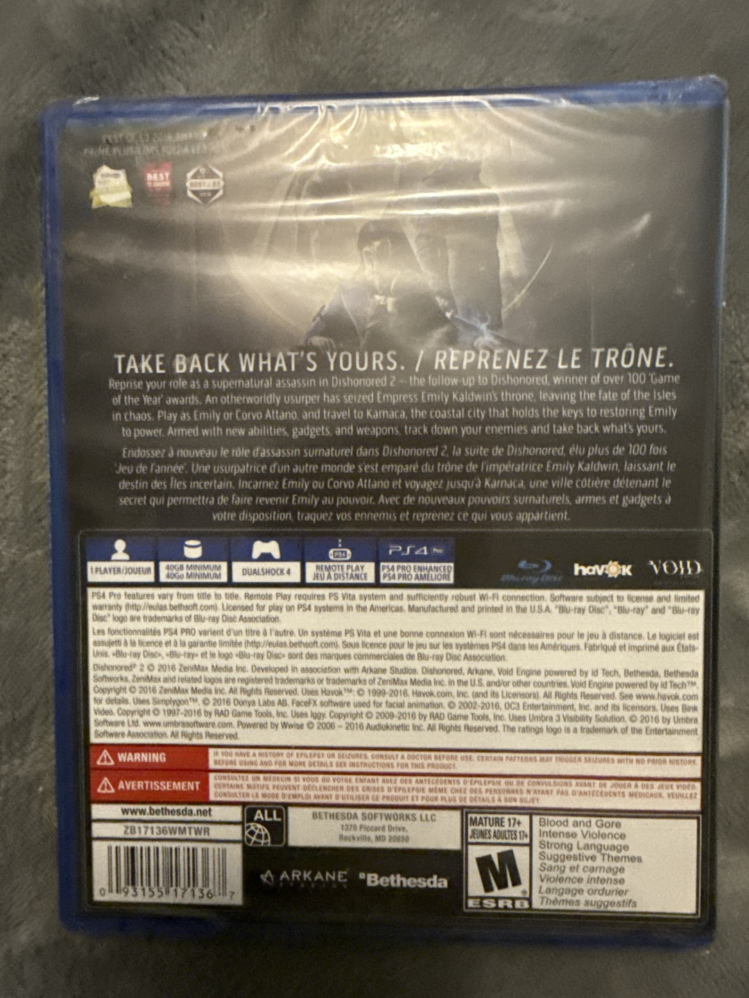 Dishonored 2 PS4 Game - photo 2