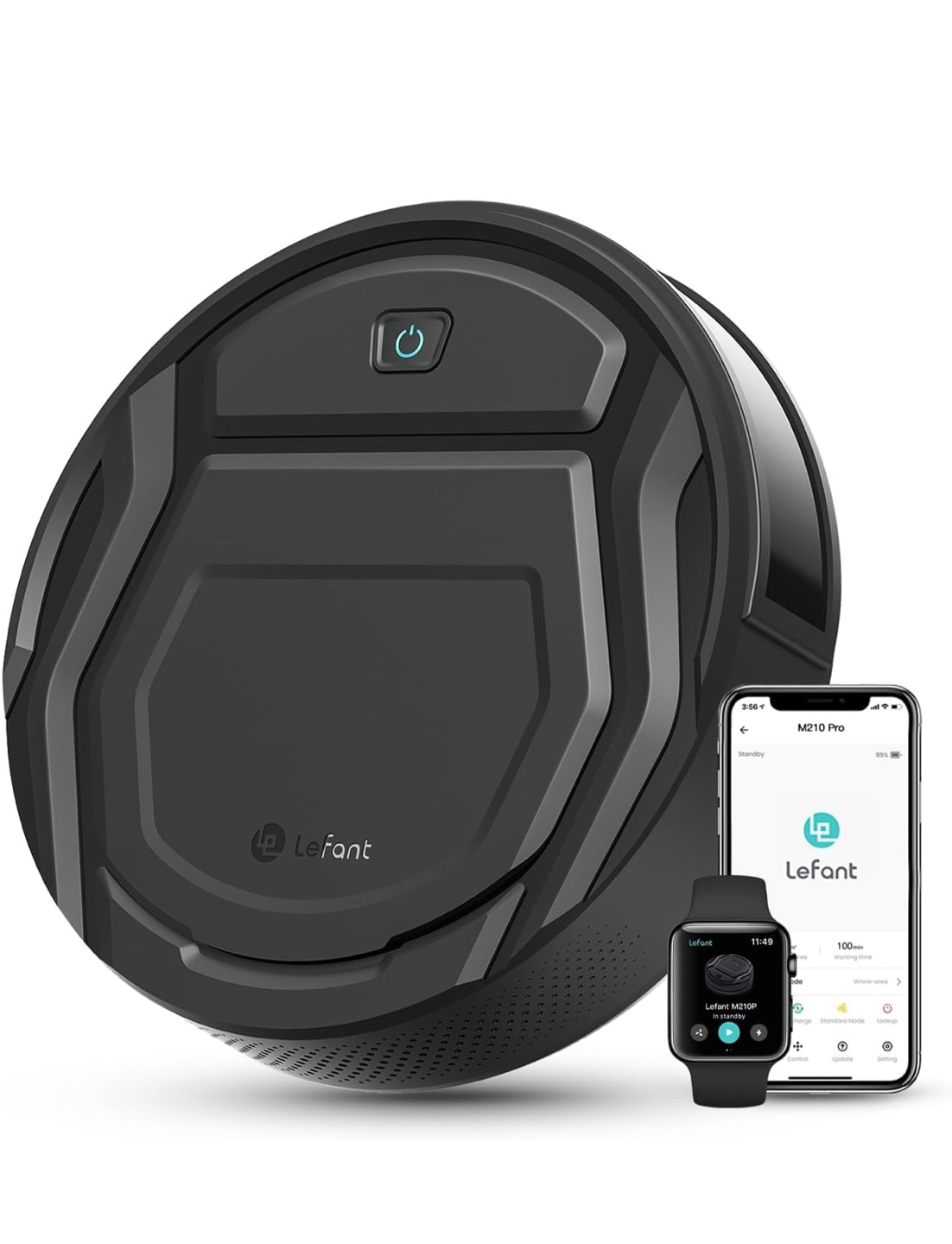 Robot Vacuum Cleaner - Black
