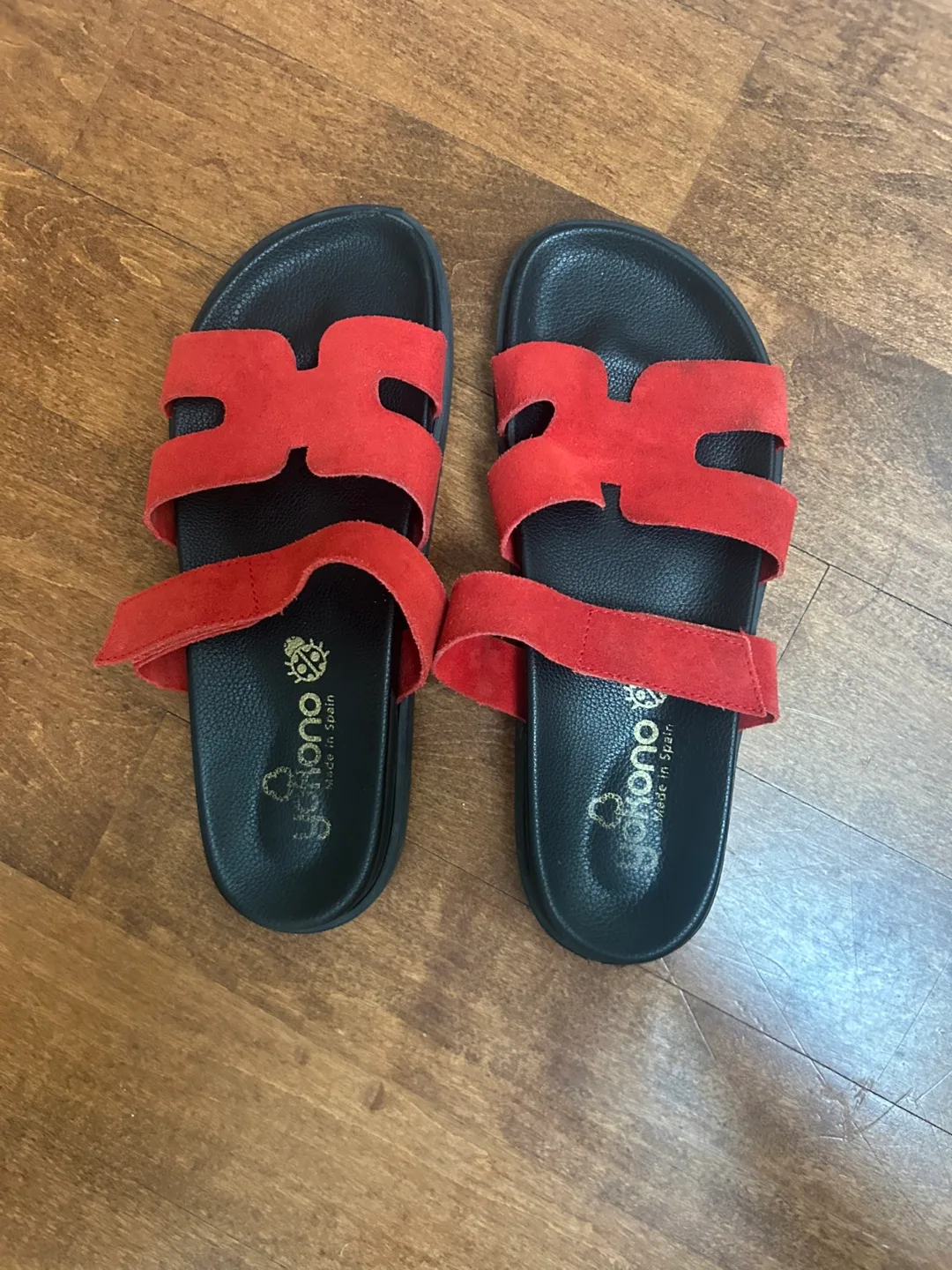 Yokono Red Sandals Size 39 thumbnail