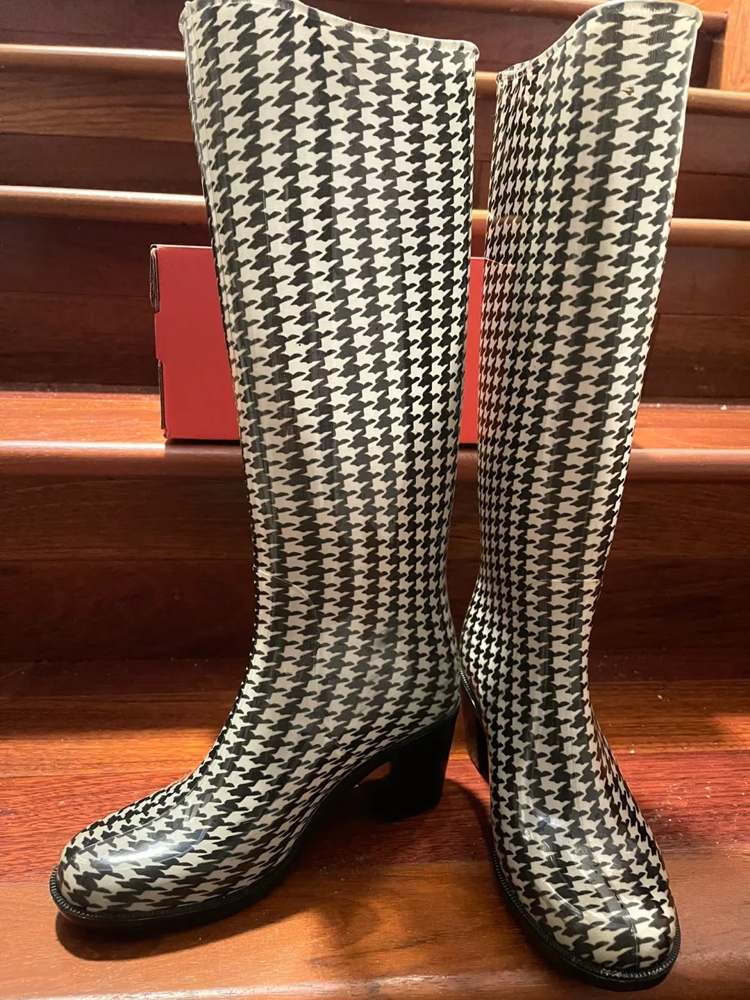 Cole Haan Houndstooth Rain Boots image indicator(2)