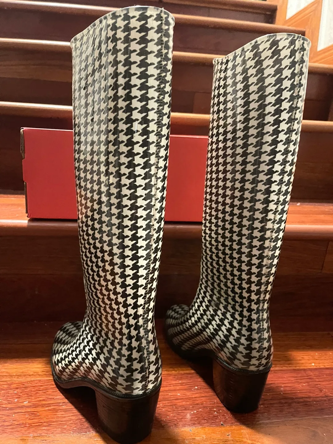 Cole Haan Houndstooth Rain Boots image indicator(3)