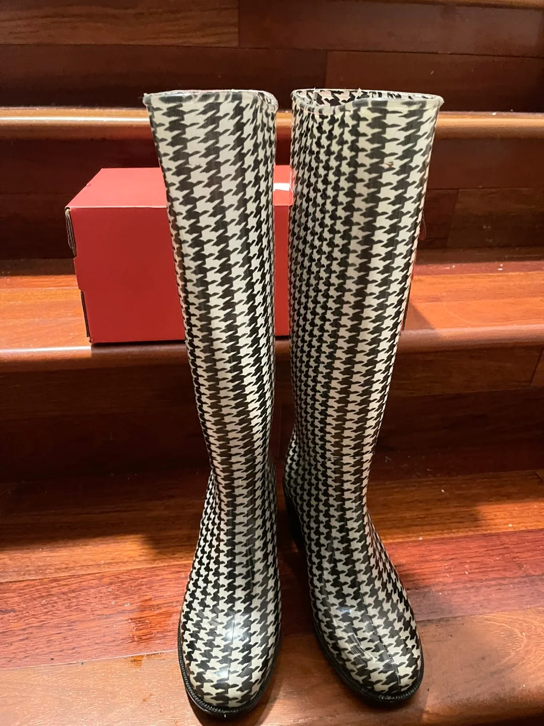 Cole Haan Houndstooth Rain Boots image indicator(4)