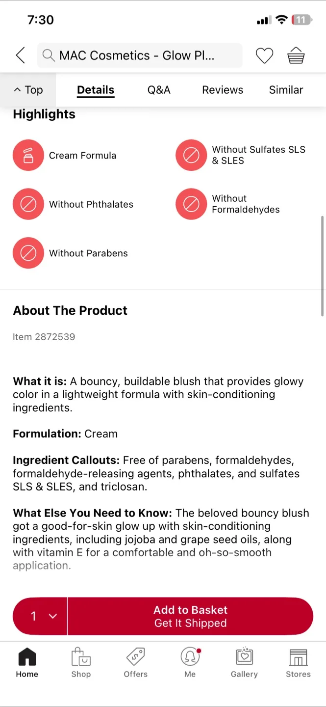 MAC Glow Play Cushiony Blush - Cheer Up image indicator(5)