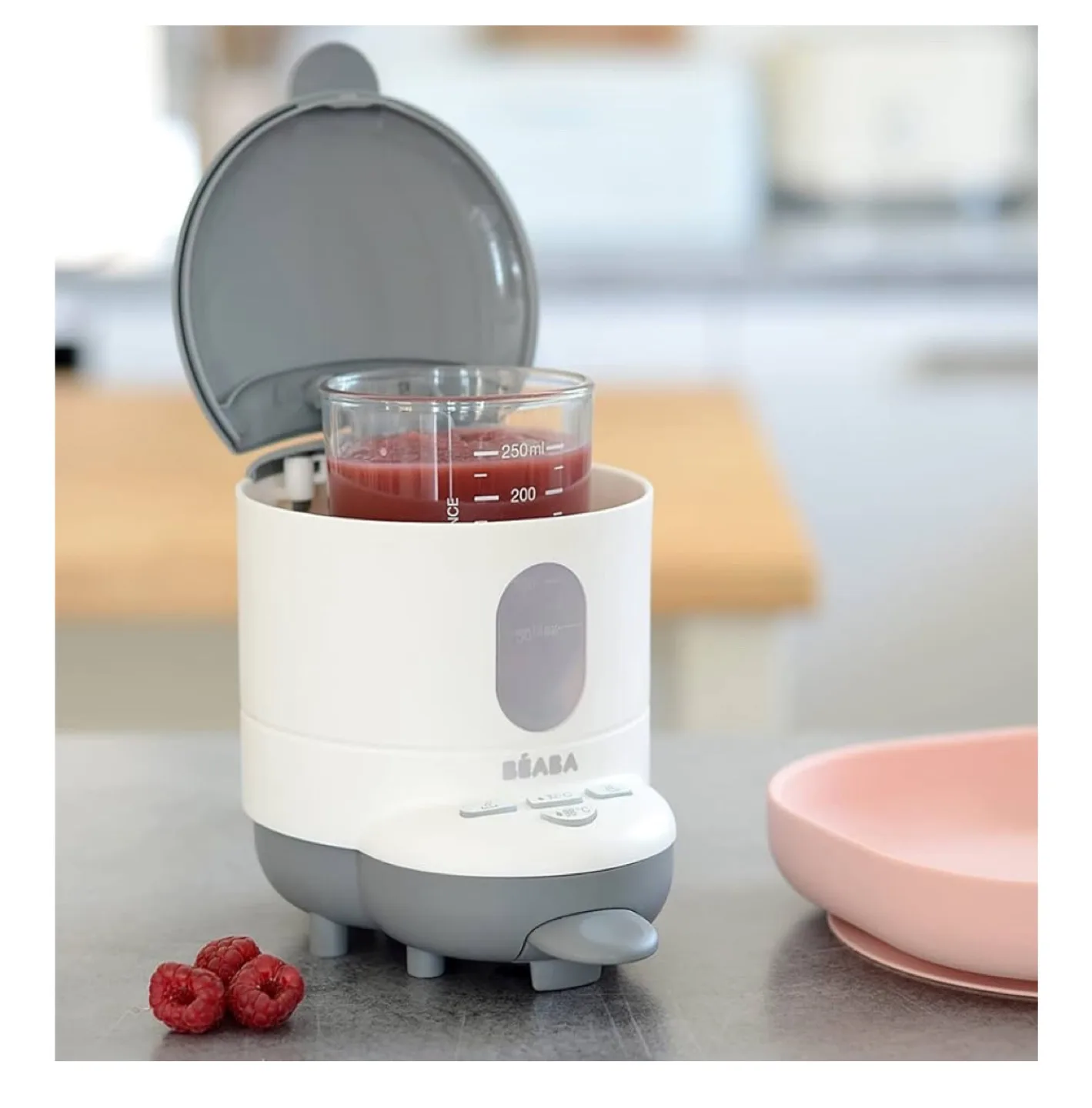 New! BEABA Bib'Expresso Fast Warmer - Grey image indicator(2)