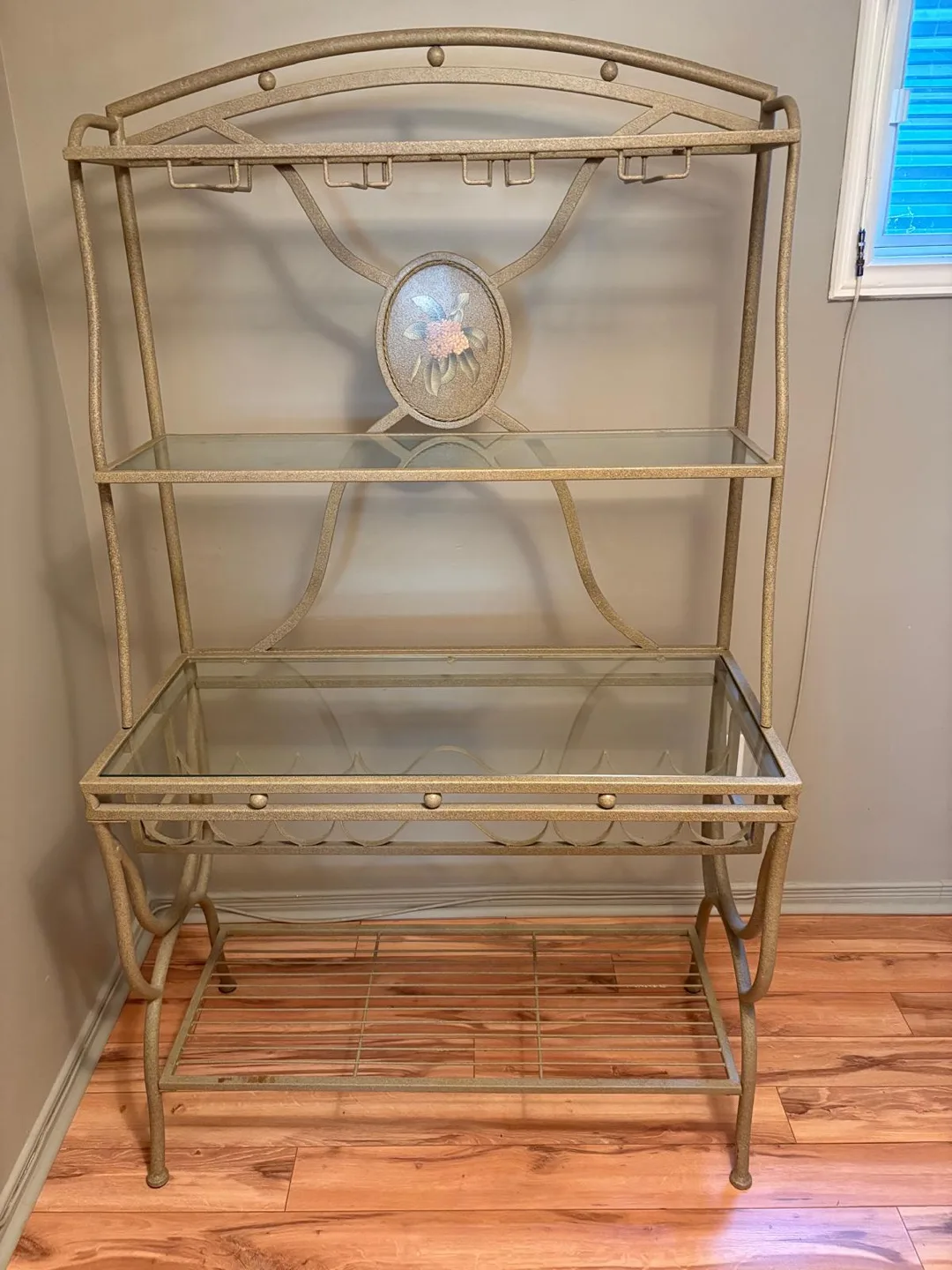 Metal & Glass Bakers Rack thumbnail