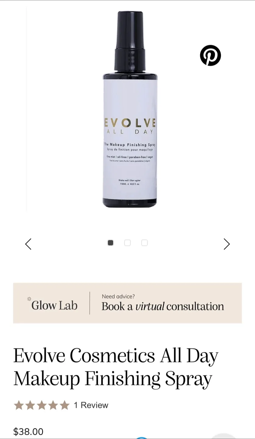 Evolve All Day Makeup Finishing Spray thumbnail