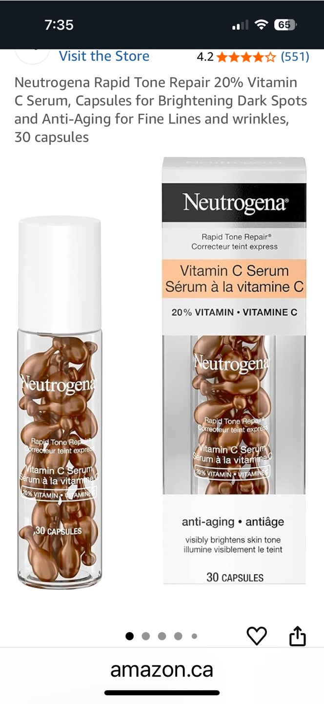 Neutrogena Rapid Tone Repair 20% Vitamin C Serum Capsules - photo 2