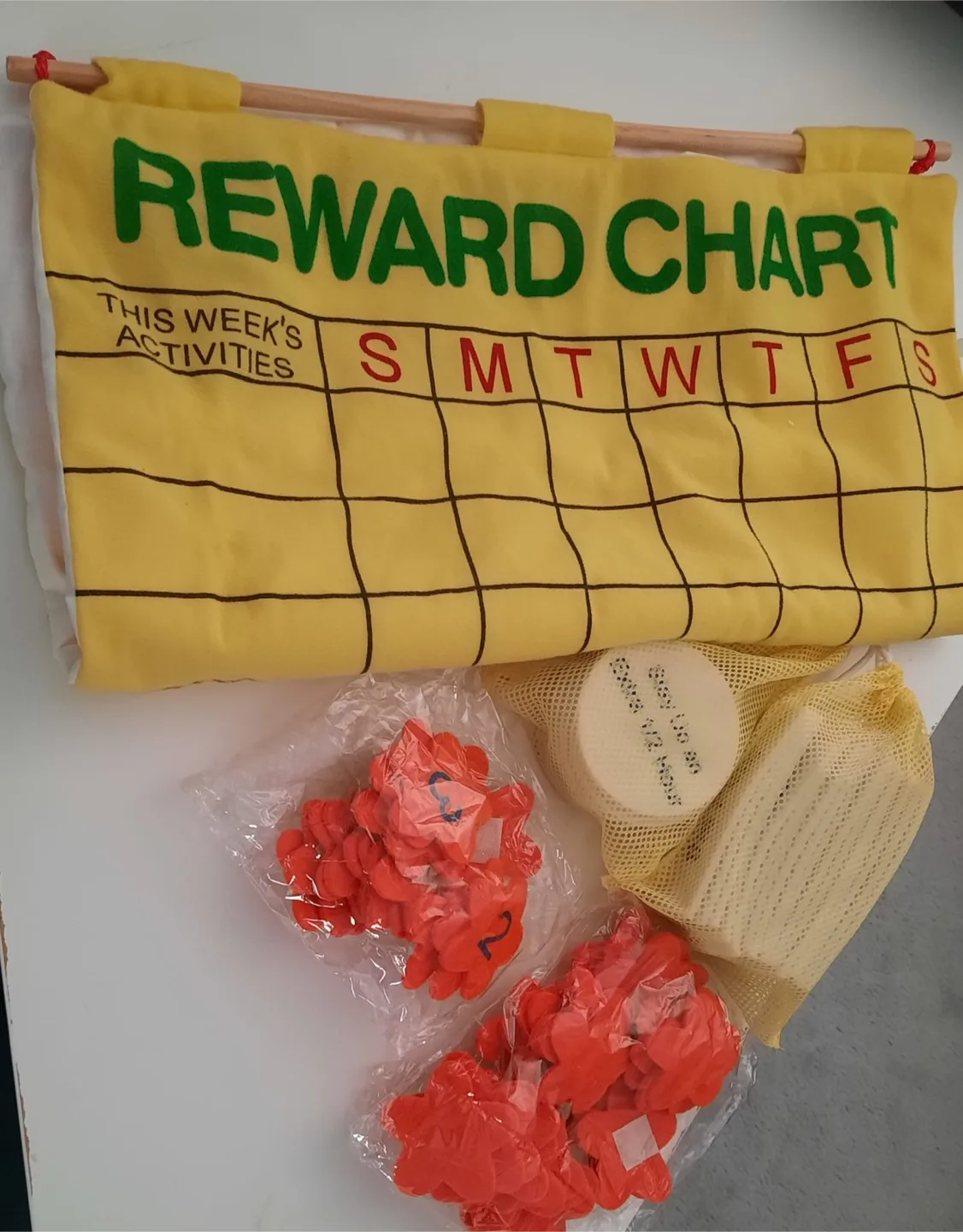 Teaching chore and reward schooling week calendar image indicator(2)