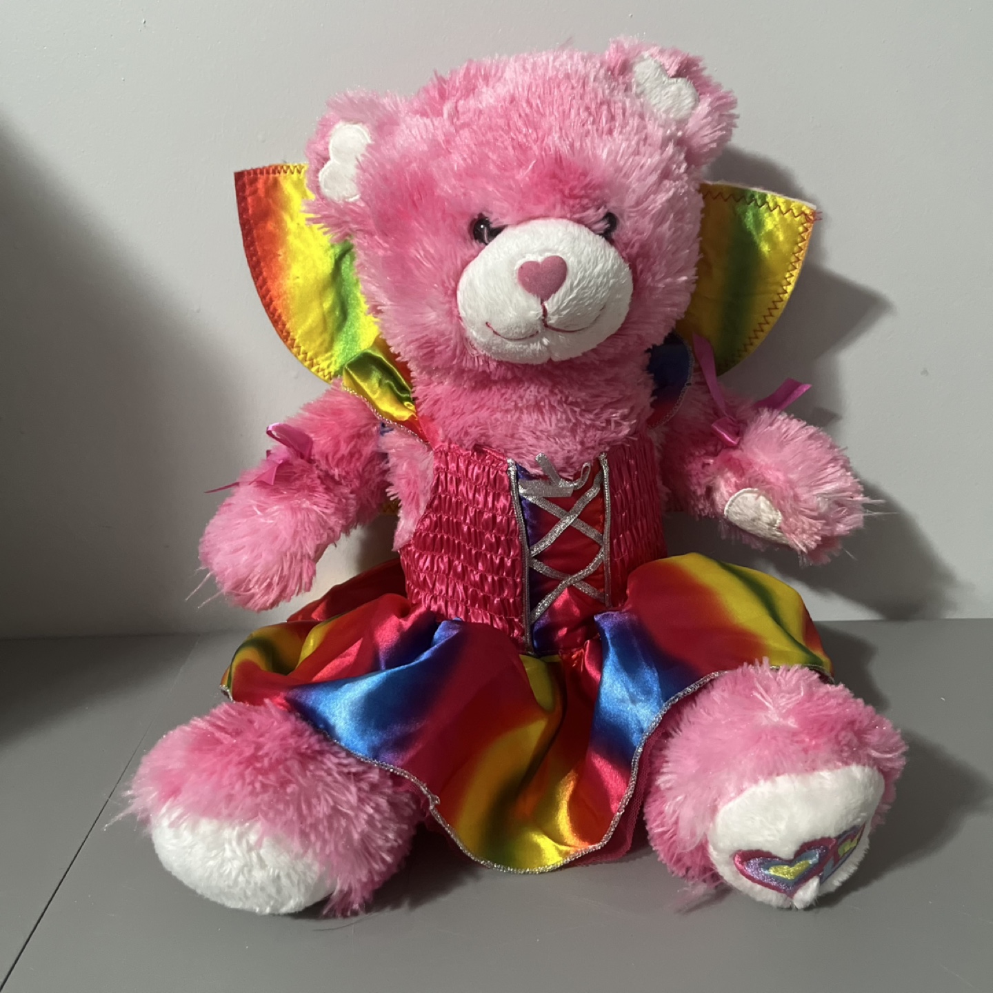 Build-A-Bear Sparkle Rainbow Fairy Retired 17”