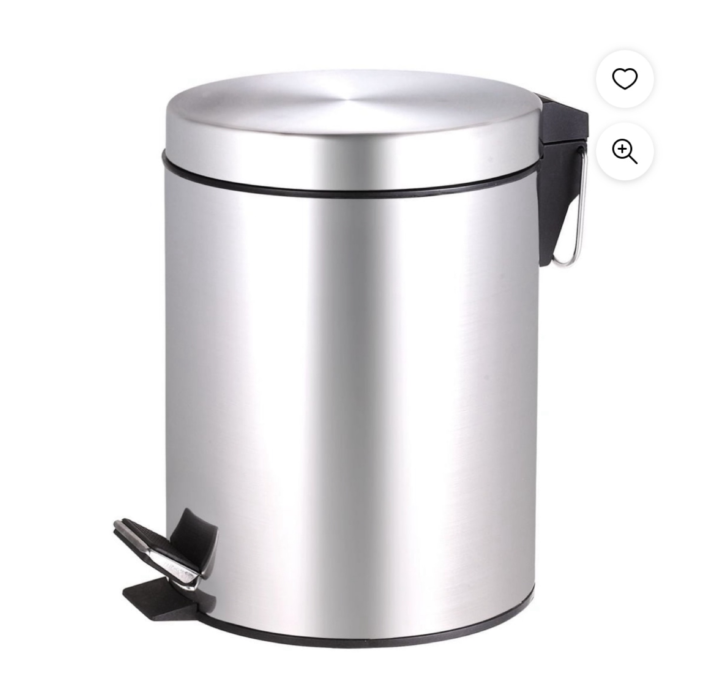3 Trash Cans - Marble x2 & Stainless Steel