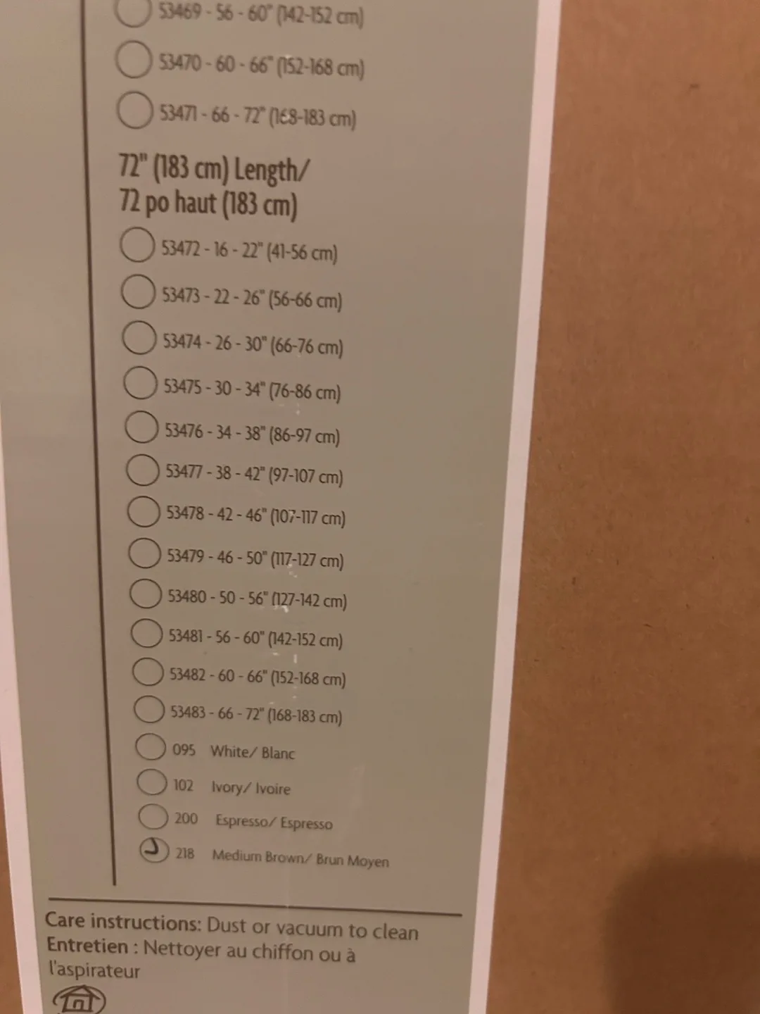 Whole Home 2 1/2" Fauxwood Blind - 48" Length image indicator(2)
