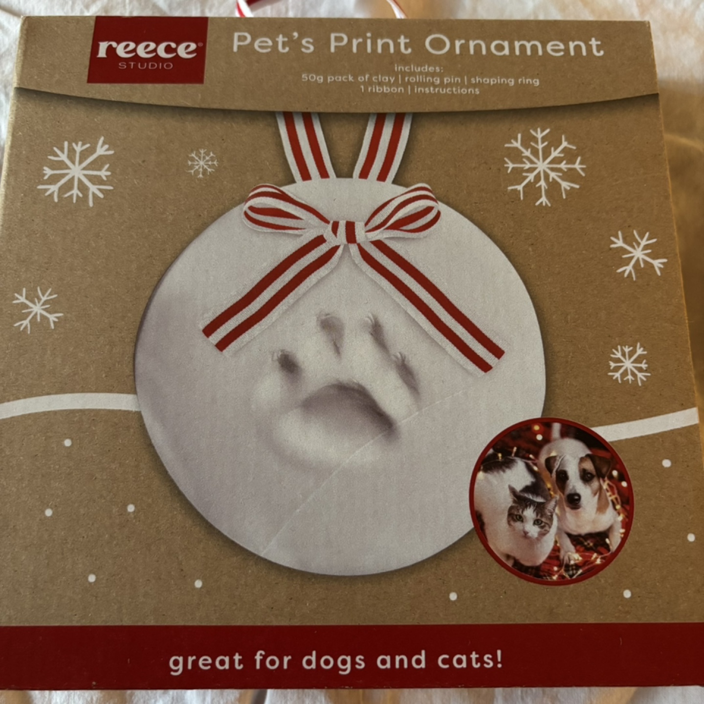 Reece Studio Pet's Print Ornament Kit