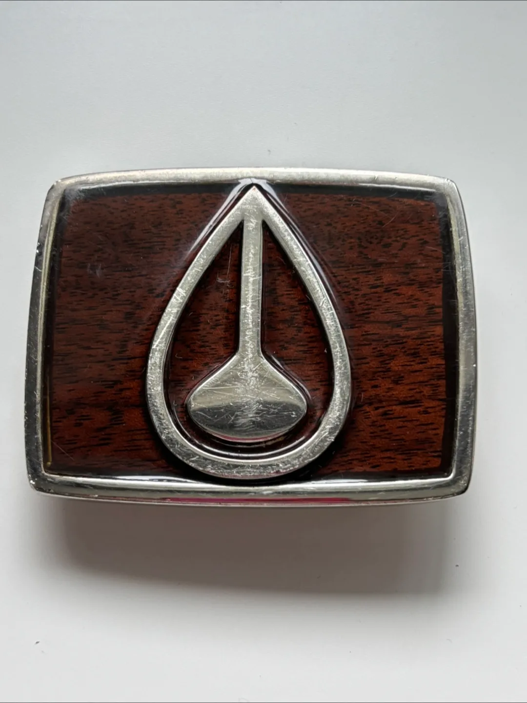 Nixon Belt Buckle wood grain design thumbnail