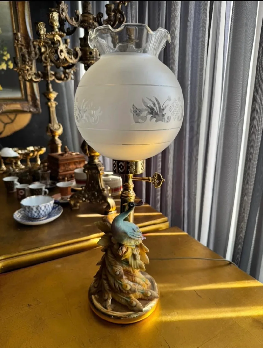 Peacock Table Lamp thumbnail