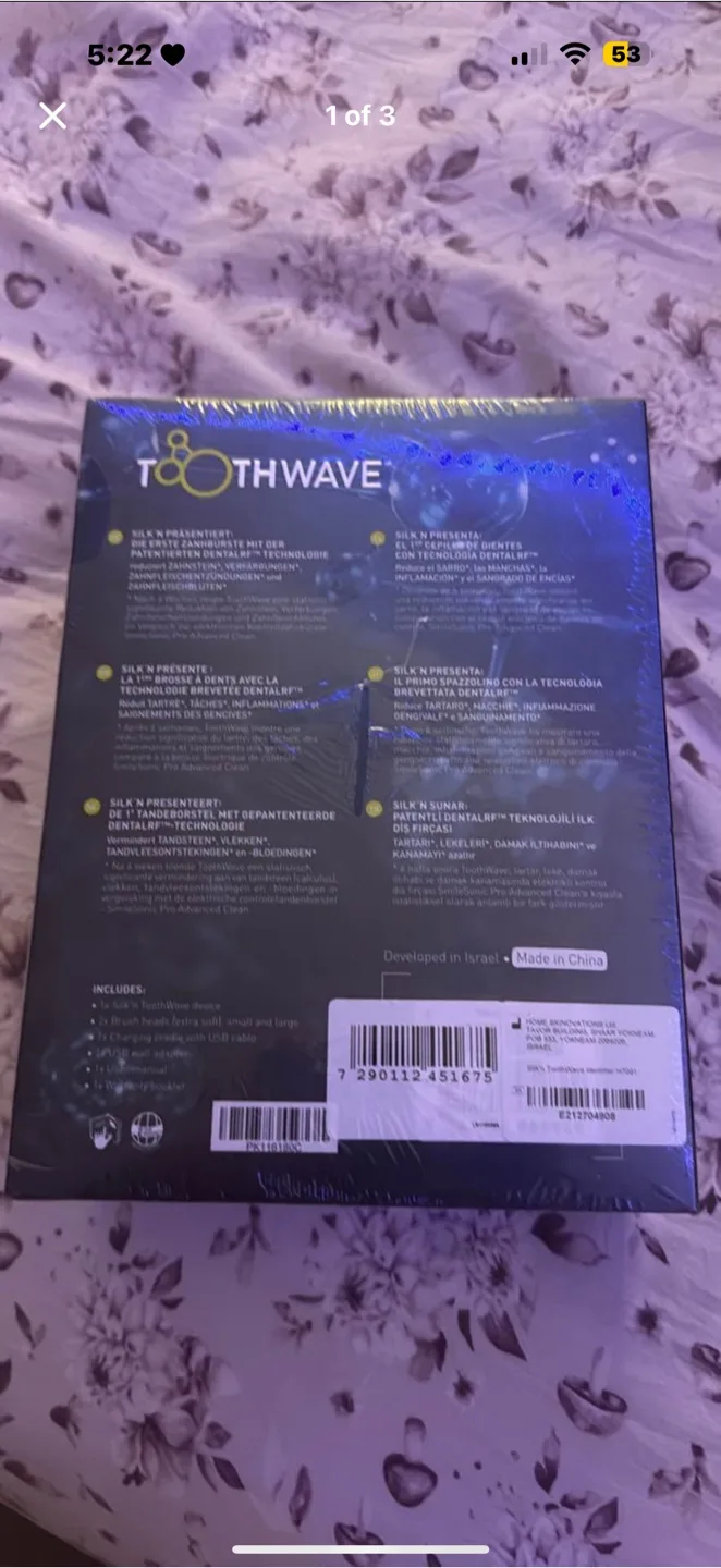 New Silk'n ToothWave Electric Toothbrush image indicator(3)