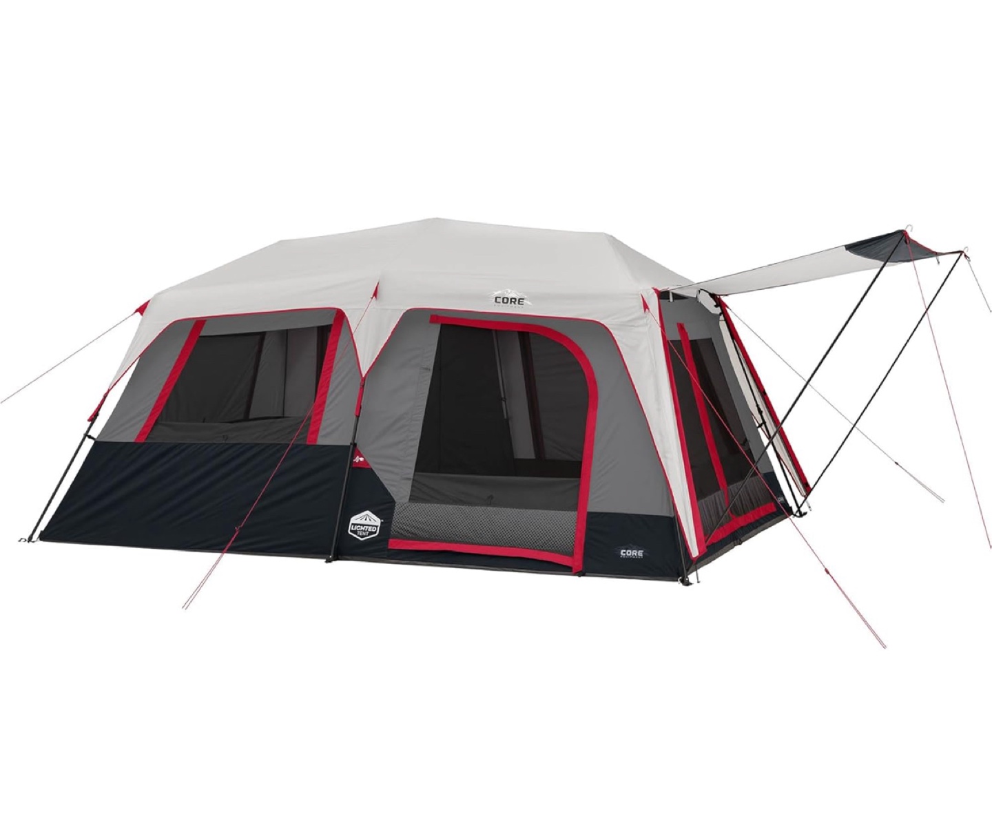 12 Person Tent PLUS mattress, rug, and sun shade - photo 2