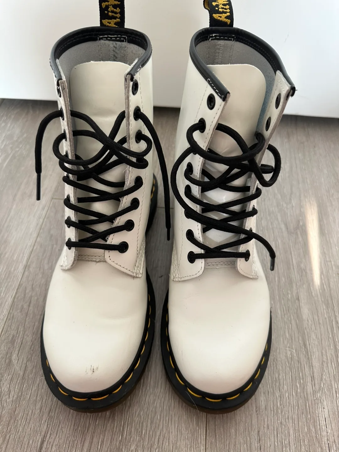 Dr. Martens 1460 White Smooth Leather Boots