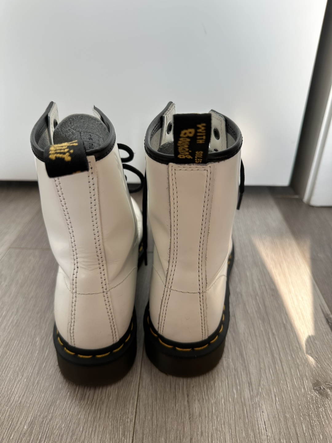 Dr. Martens 1460 White Smooth Leather Boots - photo 2