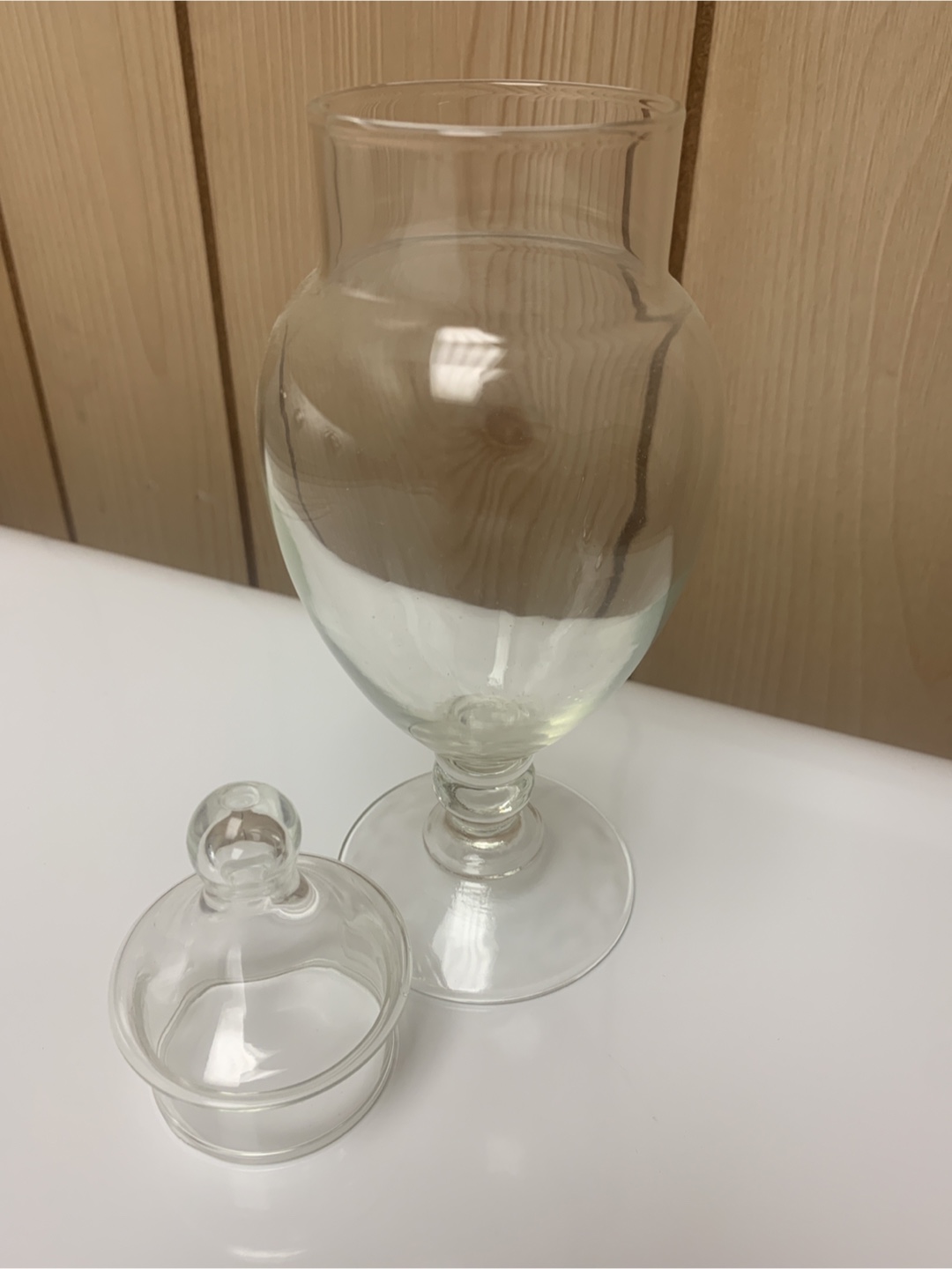 Glass Apothecary Jar with Lid - photo 2