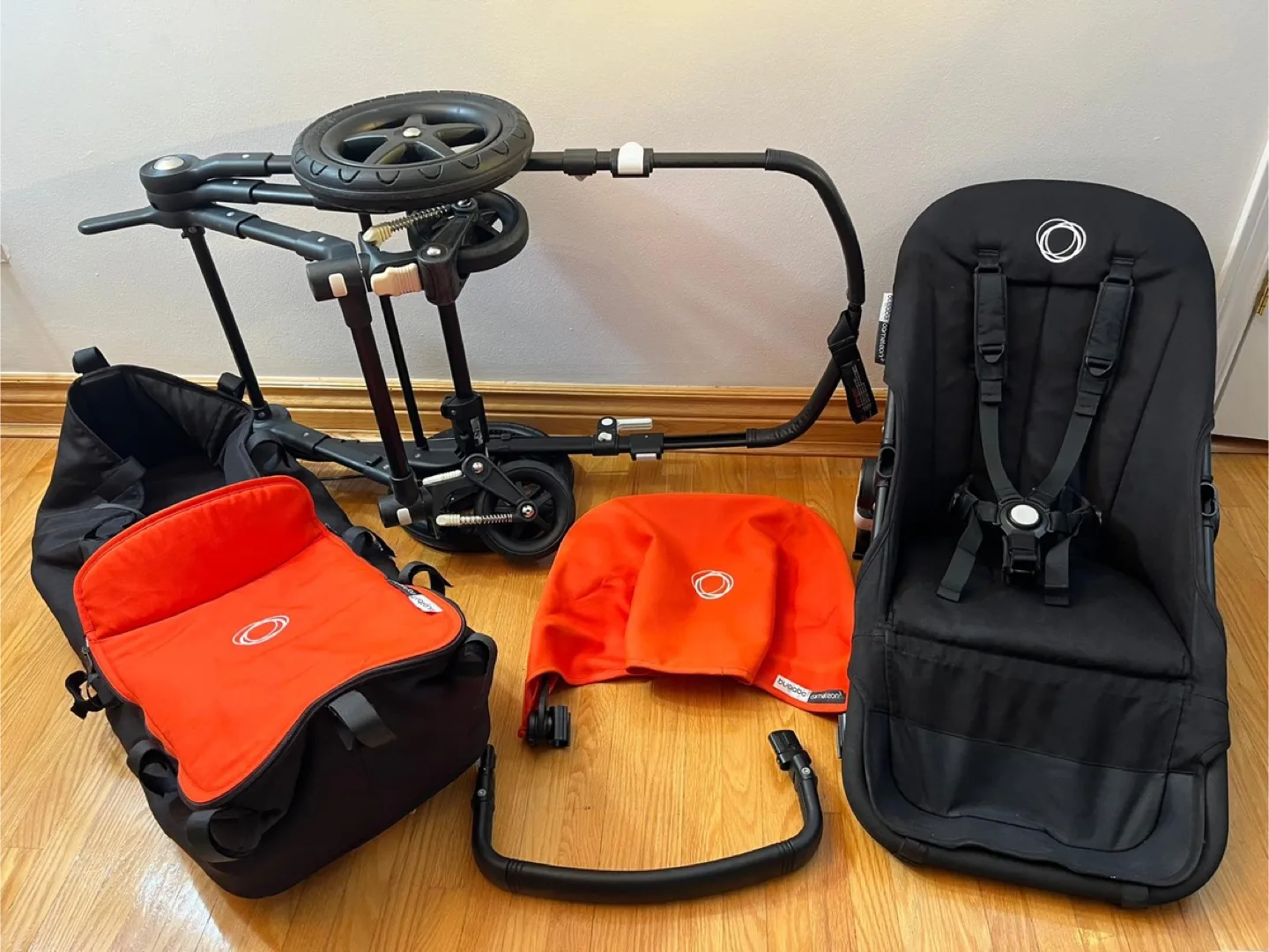 Bugaboo Cameleon3 Stroller with accessories - Orange image indicator(4)