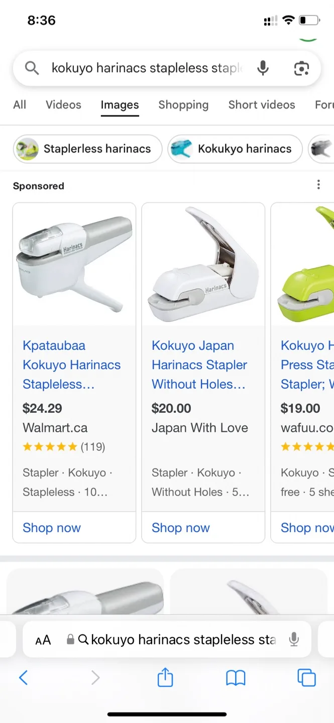 Kokuyo Harinacs Staple-less Stapler image indicator(4)