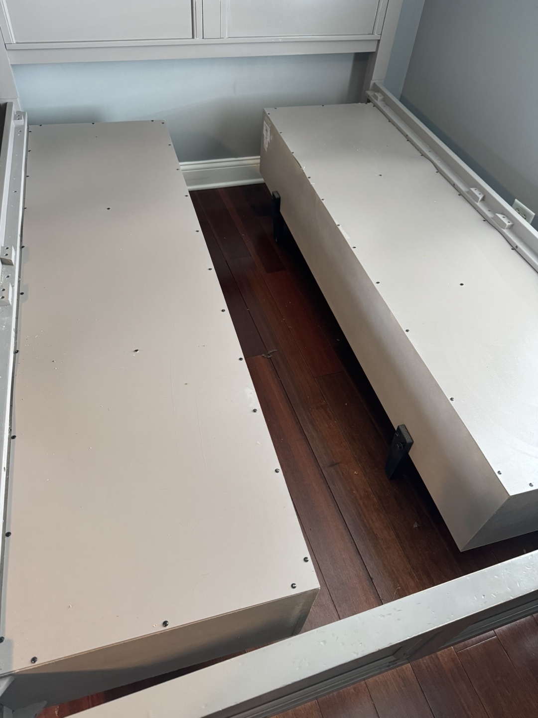 Gray Bed Frame with 6 Drawers - photo 5