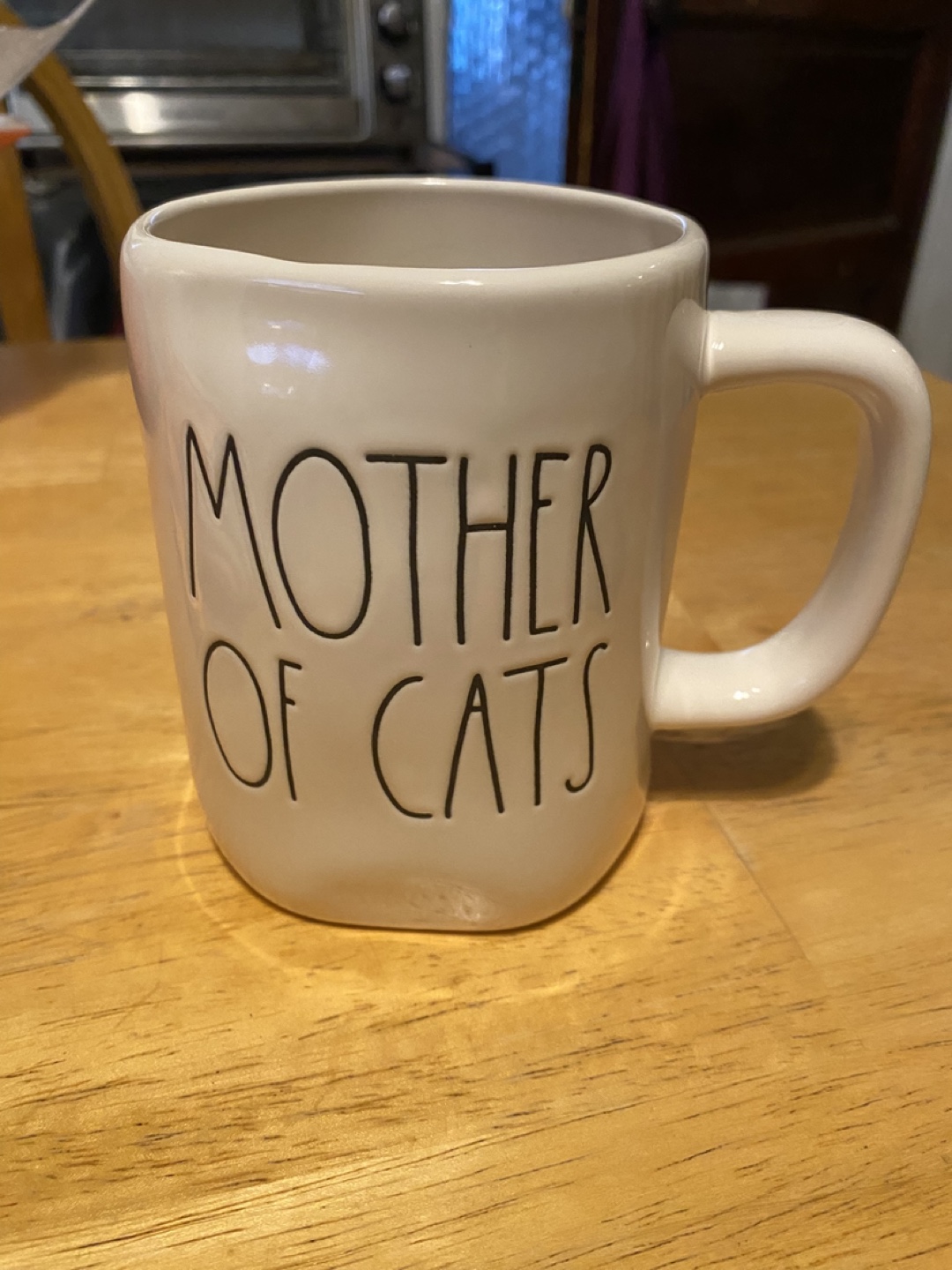 Rae Dunn "Mother of Cats" Mug