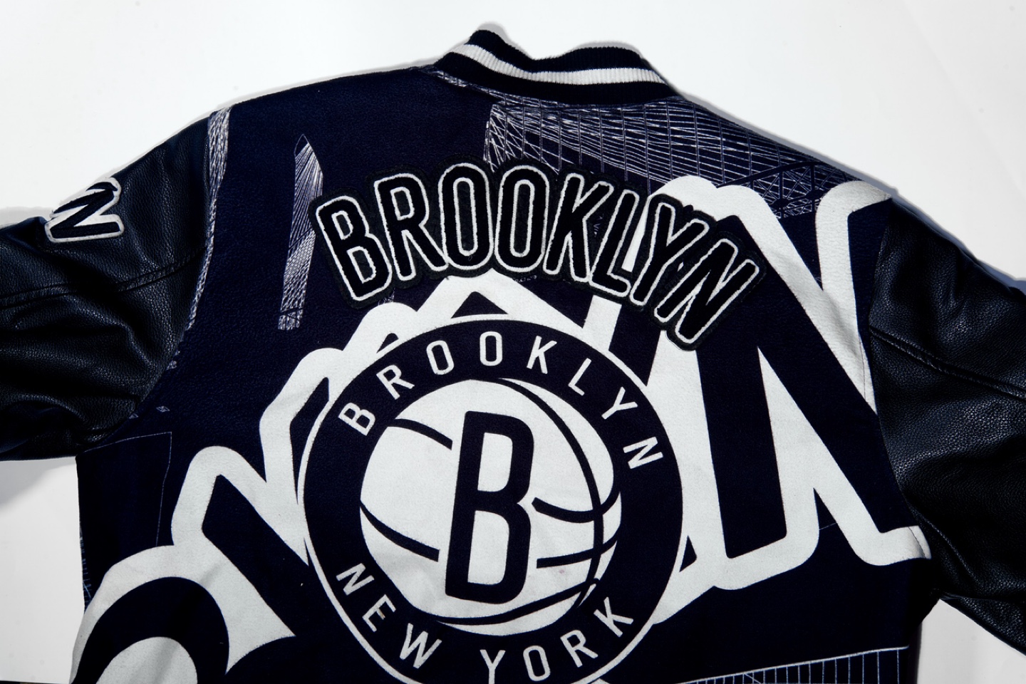 Pro Standard Brooklyn Nets Varsity Jacket 3XL - photo 2