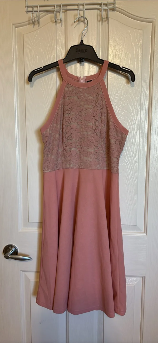 Pink Lace Dress thumbnail