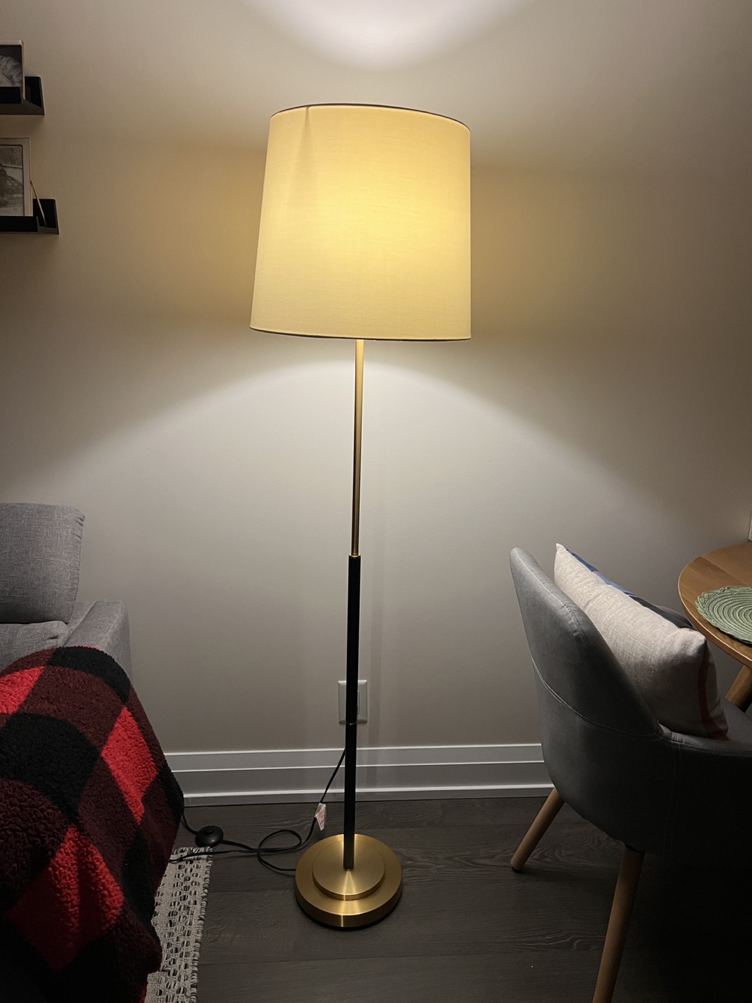 Floor Lamp - Gold and Black - photo 3
