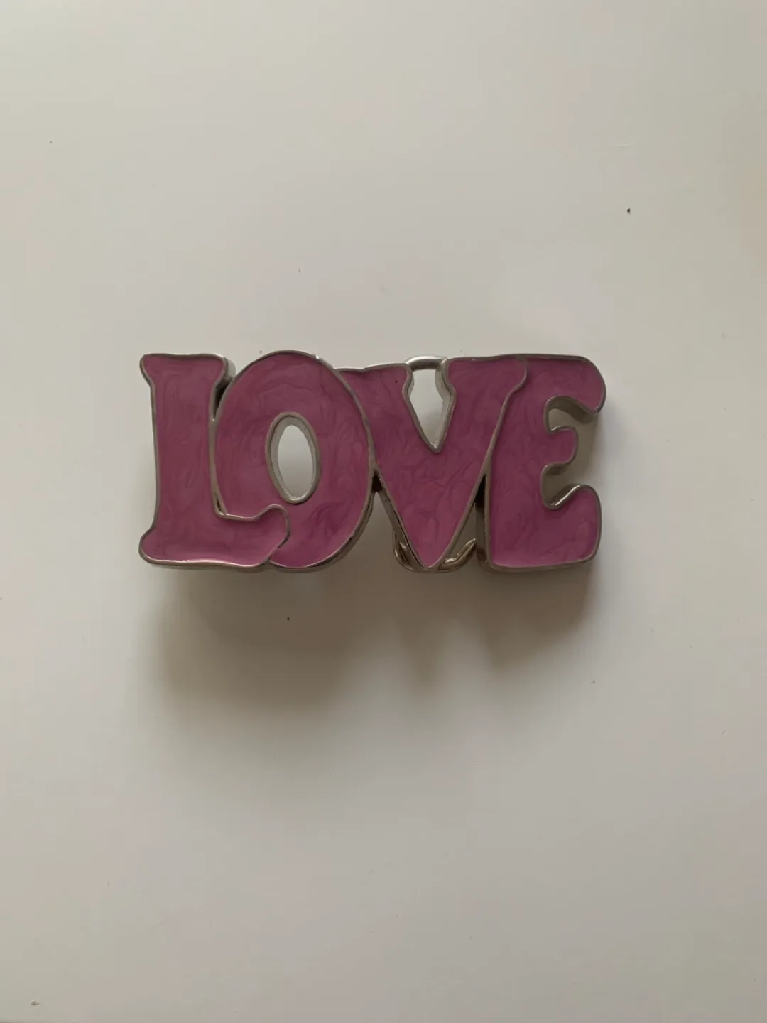 Vintage LOVE Belt Buckle thumbnail