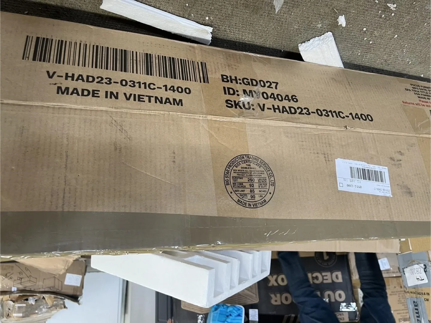 Brand New-55”x24” Black Electric Standing Desk - Open Box image indicator(6)