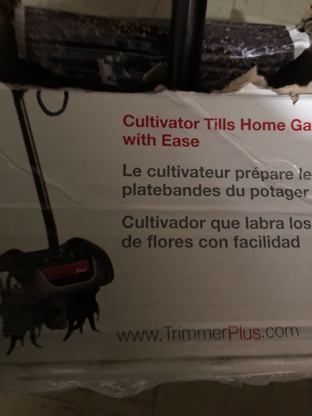 TrimmerPlus Cultivator Tills Home Garden Beds