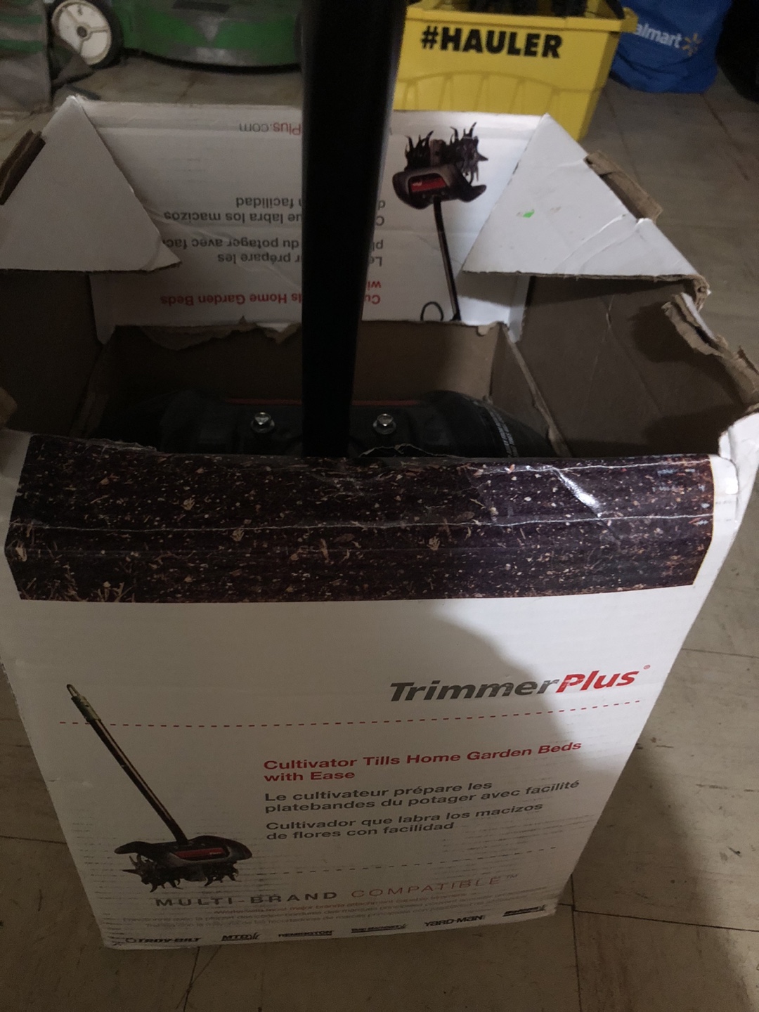 TrimmerPlus Cultivator Tills Home Garden Beds - photo 2