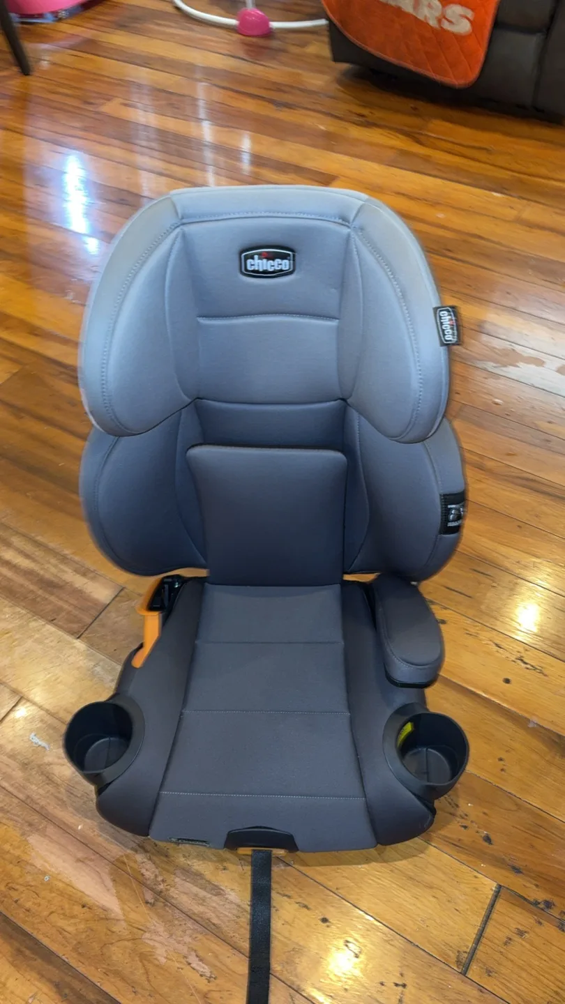 Chicco KidFit Booster Car Seat - Gray thumbnail