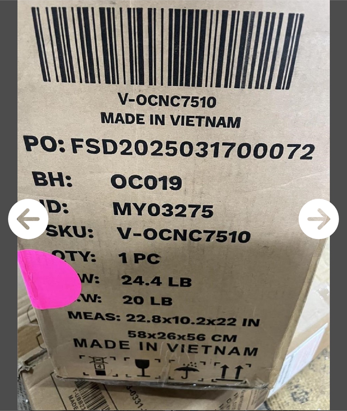 New Ergonomic Mesh Office Chair - V-OCNC7510 - photo 3