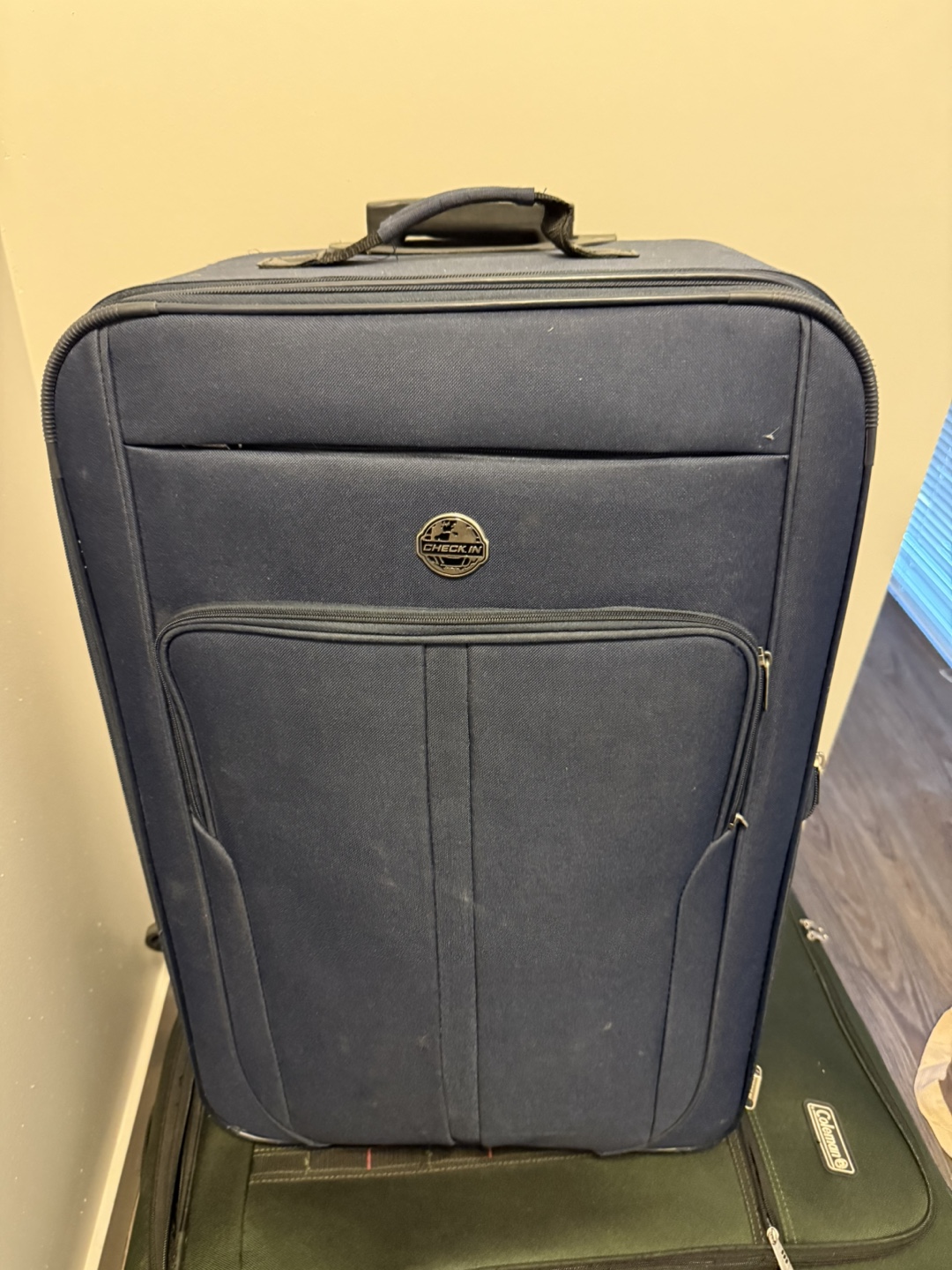 Check In Luggage - Navy Blue