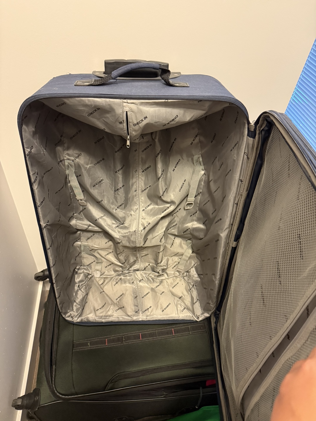Check In Luggage - Navy Blue - photo 3