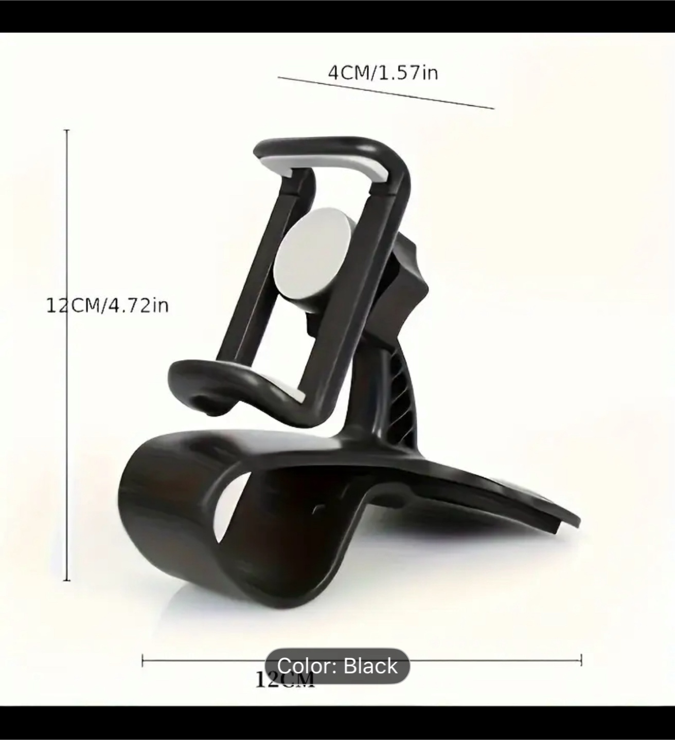 Black Car Dashboard Phone Holder Mount - photo 2