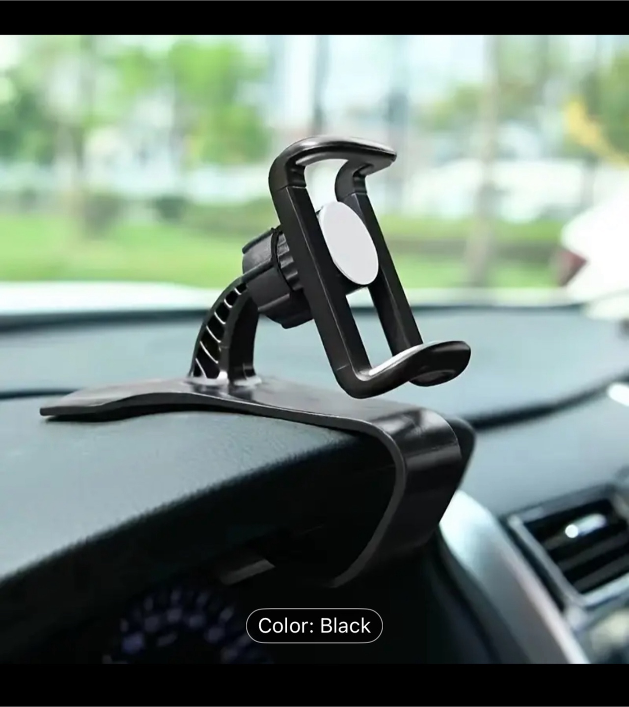 Black Car Dashboard Phone Holder Mount - photo 4