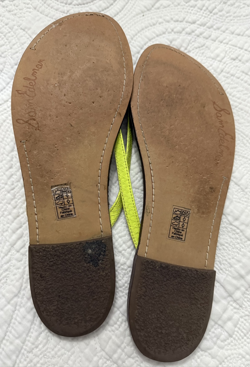 Sam Edelman Gracie Brown Flip Flops - Size 10 - photo 4