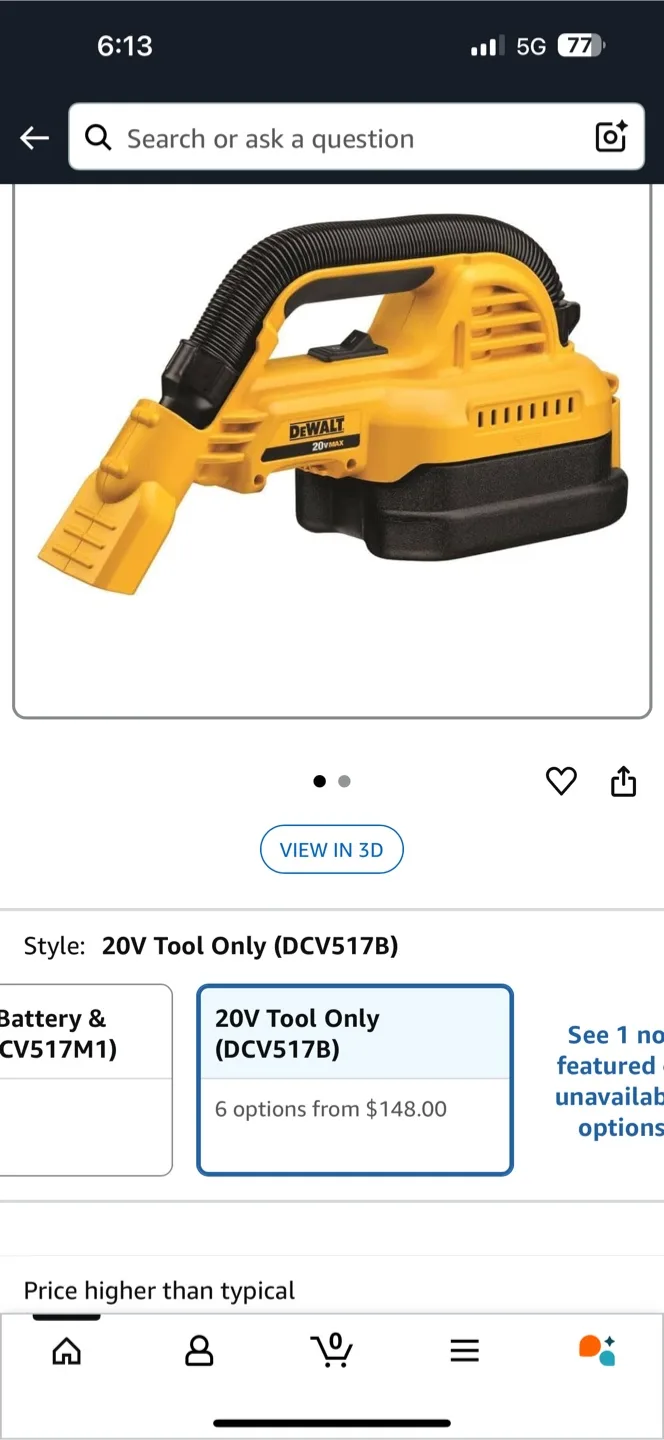 DEWALT 20V MAX Handheld Vacuum image indicator(2)